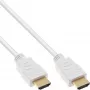 Cavo High Speed HDMI InLine con Ethernet, M/M, bianco, contatti oro, 3 m