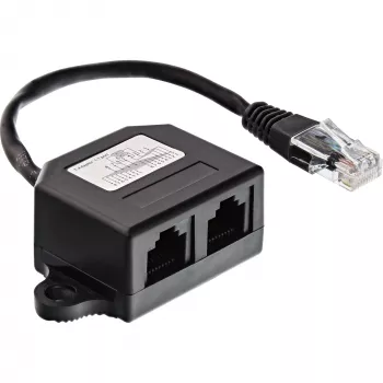 Splitter ISDN InLine 69932B 1 -> 2 0,15 m con resistenze