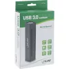Hub USB 3.0 InLine 10 porte case in alluminio con alimentatore 4A, nero