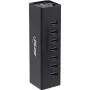 Hub USB 3.0 InLine, 7 porte, case in alluminio, con alimentatore 2,5A