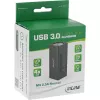 Hub USB 3.0 InLine, 4 porte, case in alluminio, con alimentatore 2,5A