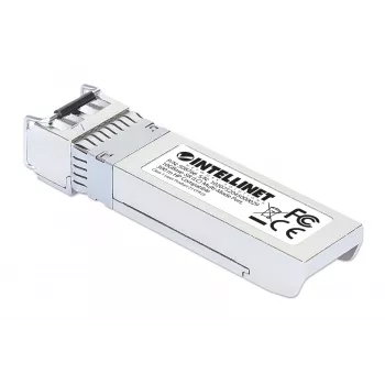 Modulo ricetrasmettitore Intellinet ottico, 10 Gigabit Fiber SFP+, 10GBase-SR (LC) porta multimodale, 300 m, lunghezza d'onda 850 nm, Ethernet, fibra ottica, compatibile HPE, conforme HPE J9150A / J9150D / JD092A / JD092B, tre anni di garanzia