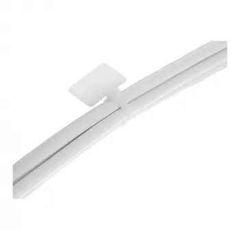Fascette per cavi InLine con campo per etichetta 200mm x 2,5mm 100 pz., bianco, 200 mm, 3 mm, 2,5 mm, 109 g, 120 mm