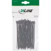 Fascette per cavi InLine 150 mm nero, confezione da 100 – fascette per cavi