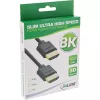 Cavo HDMI Slim Ultra High Speed M/M 8K4K placcato oro nero 1 m InLine
