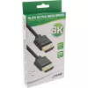 Cavo HDMI Slim Ultra High Speed M/M 8K4K placcato oro nero 1,5 m InLine