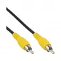 Cavo video InLine, 1x RCA M/M, connettori gialli, 0,5 m, RCA, RCA, 0,5 m, nero