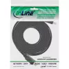 Cavo HDMI piatto InLine High Speed con Ethernet placcato oro nero 3 m