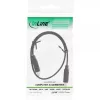Cavo HDMI piatto InLine High Speed con Ethernet placcato oro nero 0,5 m