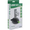 Cavo USB 3.2 Gen.1 InLine USB Type-A M / A W + alimentazione, con supporto, nero, 3 m