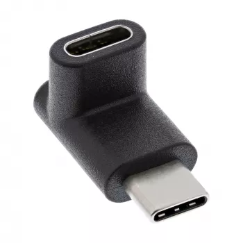 Adattatore USB 3.2 Gen.2 InLine 35807 USB-C maschio a C femmina angolare alto/basso