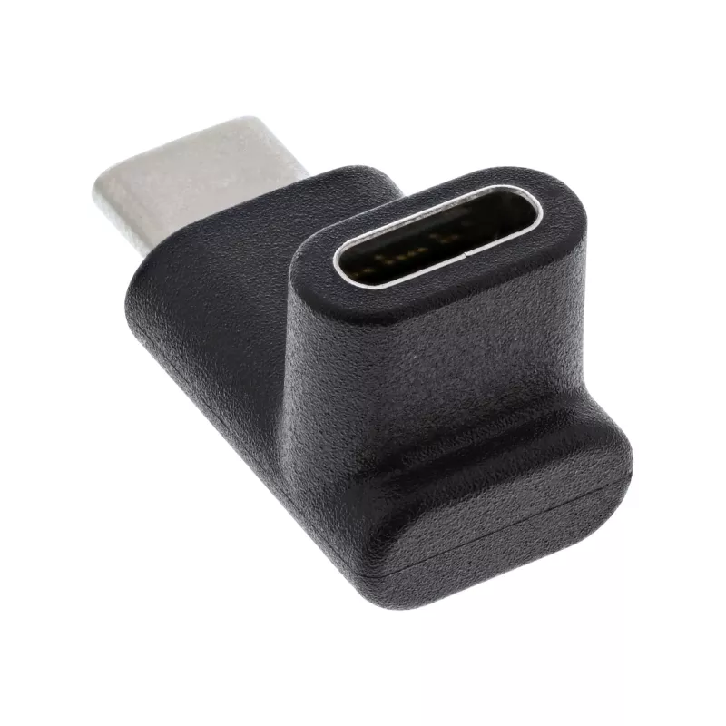 Adattatore USB 3.2 Gen.2 InLine 35807 USB-C maschio a C femmina angolare alto/basso