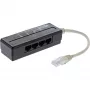 Splitter telefonico a 4 porte InLine, RJ45 maschio a 4x RJ45 femmina, 0,15 m