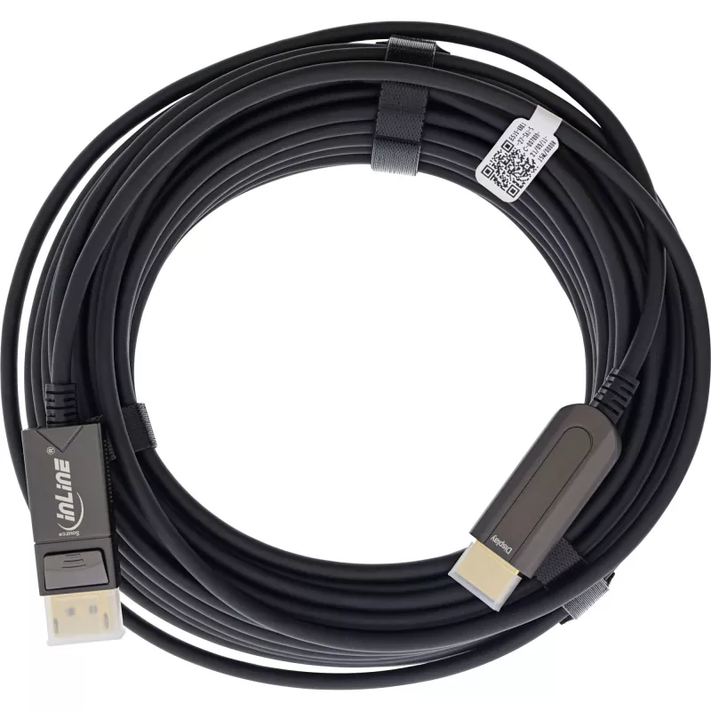 Cavo convertitore DisplayPort a HDMI AOC InLine, 4K/60Hz, nero, 50m