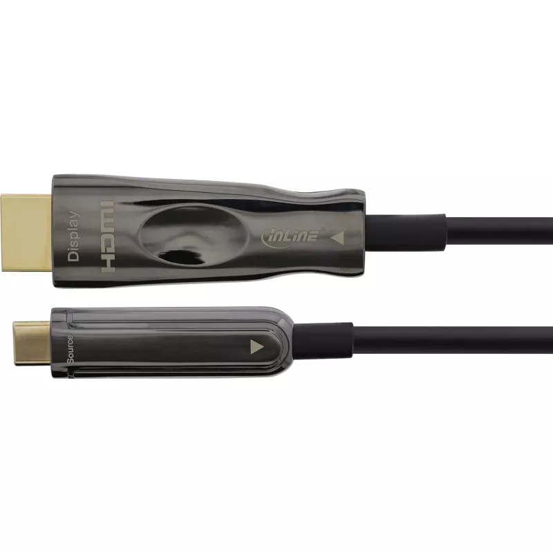 Cavo USB Display AOC InLine, USB-C maschio a HDMI maschio (DP Alt Mode), 25 m
