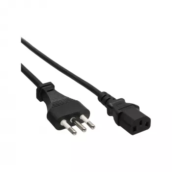 Cavo di alimentazione InLine Italia (CEE 7/7) a IEC C13 3 poli, 0,5 m, 250 V 10 A