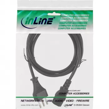 Cavo di alimentazione InLine Italia (CEE 7/7) a IEC C13 3 poli, 0,5 m, 250 V 10 A