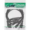 Cavo di alimentazione a Y InLine 1x CEE 7/7 angolare / 2x connettore IEC C13 3 poli, 3 m