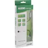 Cavo audio slim InLine 3,5 mm M angolare / F, con regolatore di volume 0,25 m