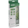 Cavo audio slim a Y InLine 3,5 mm spina / 2x connettore femmina, con regolatore di volume 0,25 m