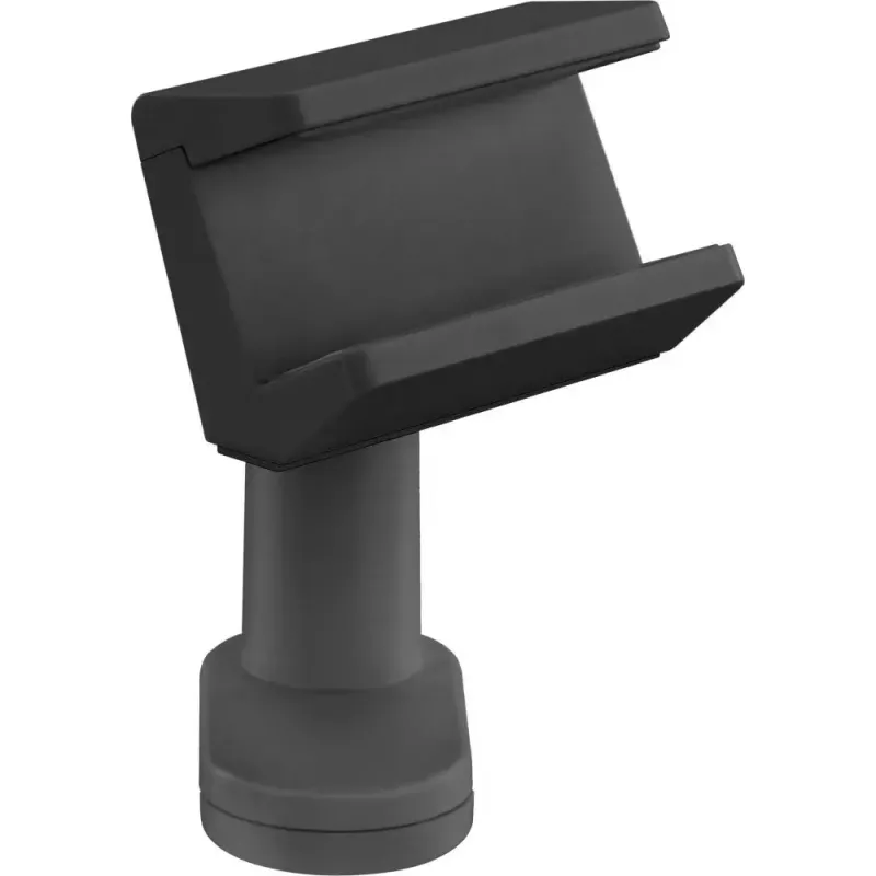 Supporto per ciabatta InLine 23196B girevole morsetto a molla nero