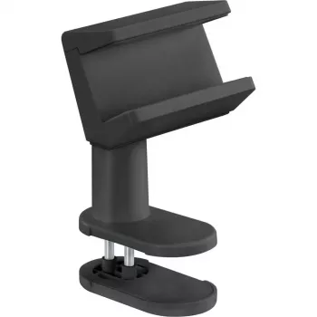 Supporto per ciabatta InLine 23196B girevole morsetto a molla nero