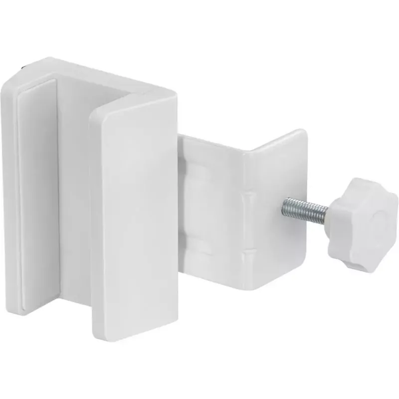 Supporto per ciabatta InLine 23197W morsetto a vite bianco ABS silicone acciaio
