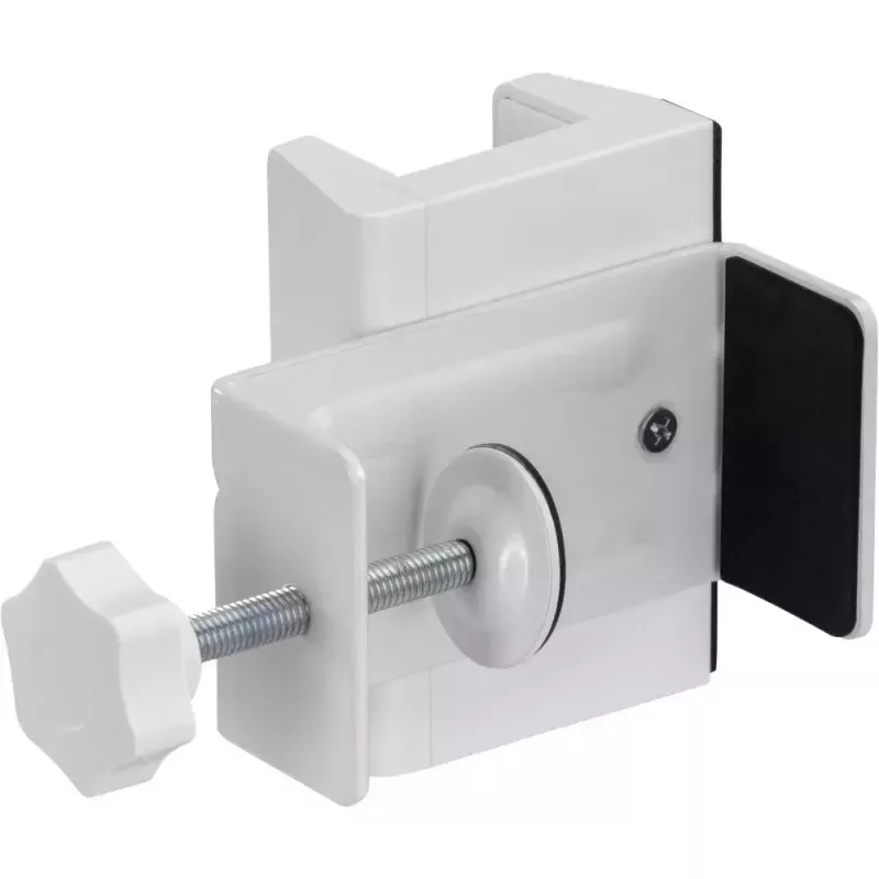 Supporto per ciabatta InLine 23197W morsetto a vite bianco ABS silicone acciaio