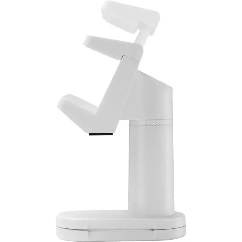 Supporto per ciabatta InLine 23196W girevole morsetto a molla bianco
