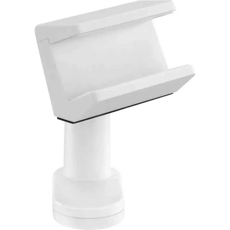 Supporto per ciabatta InLine 23196W girevole morsetto a molla bianco
