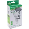 Supporto per ciabatta InLine 23193W girevole morsetto a vite bianco