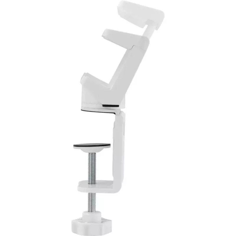 Supporto per ciabatta InLine 23193W girevole morsetto a vite bianco