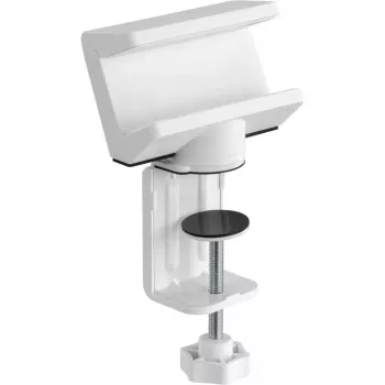 Supporto per ciabatta InLine 23193W girevole morsetto a vite bianco