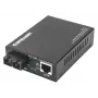 Intellinet convertitore di media Gigabit PoE+, da porta 1000Base-T RJ45 a 1000Base-LX (SC) monomodale, 20 km, iniettore PoE+