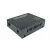 LevelOne convertitore di media RJ45 a SC Gigabit, PoE PSE, fibra multimodale, 0,5 km