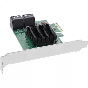 InLine controller SATA 6Gb/s con 4x SATA, PCIe 2.0