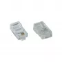 InLine connettore modulare 8P4C RJ45 per crimpare su cavo piatto ISDN 100 pezzi