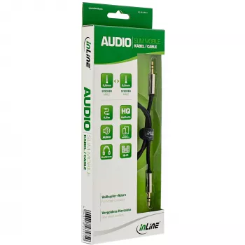 InLine cavo audio slim 3,5 mm maschio / maschio stereo 0,5 m