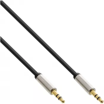 InLine cavo audio slim 3,5 mm maschio / maschio, stereo, 2 m