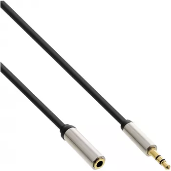 Cavo audio InLine slim 3,5 mm connettore maschio / femmina stereo 5 m