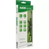 Cavo audio InLine slim 3,5 mm connettore maschio / femmina stereo 1 m