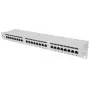 Patch panel Intellinet, Cat6a, FTP, 24 porte, 1U, schermato, barre LSA Top-Entry 90°, grigio