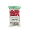 Connettore maschio crimp InLine RJ45 8P8C schermato con guida di inserimento e protezione anti-piega, rosso