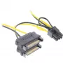 Adattatore di rete InLine 2x SATA / 6 pin per scheda grafica PCIe 26628B