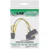Adattatore di rete InLine 2x SATA / 6 pin per scheda grafica PCIe 26628B
