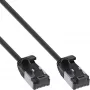 Patch cable InLine Cat.8.1 U/FTP slim, TPE senza alogeni, RJ-45–RJ-45, 2 m, nero