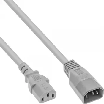 Prolunga cavo alimentazione C13/C14 InLine 16632G grigio 1,8 m