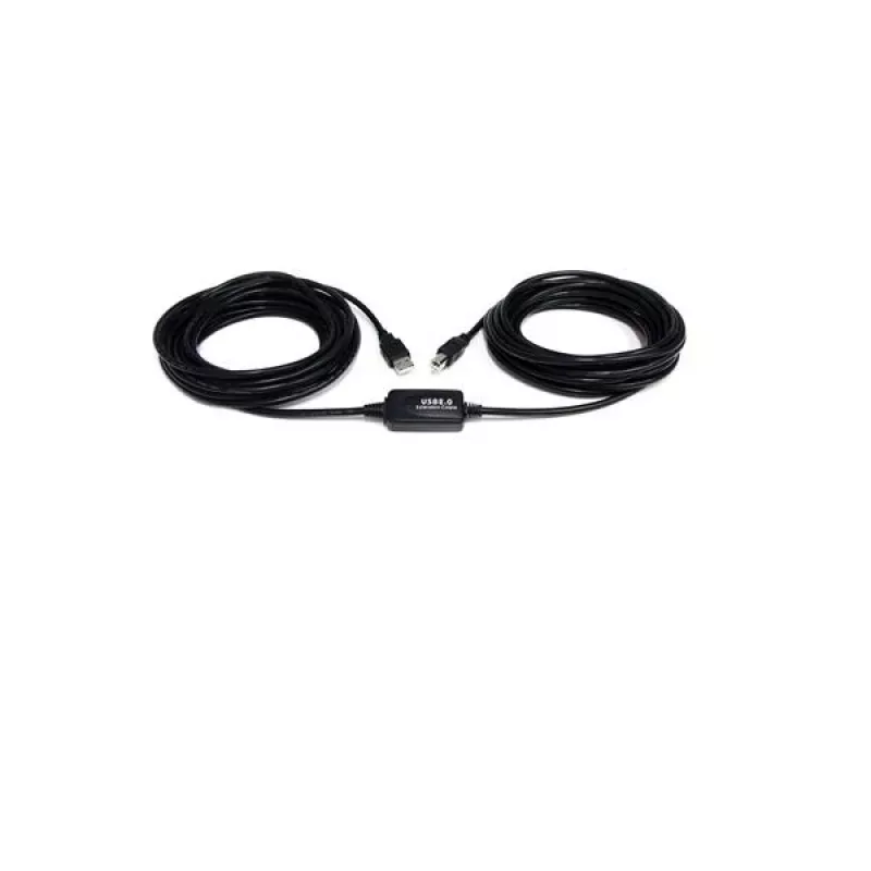 StarTech.com cavo USB 2.0 attivo A-a-B 9 m (30 ft.), 9 m, USB A, USB B, USB 2.0, 0,48 Gbit/s, nero