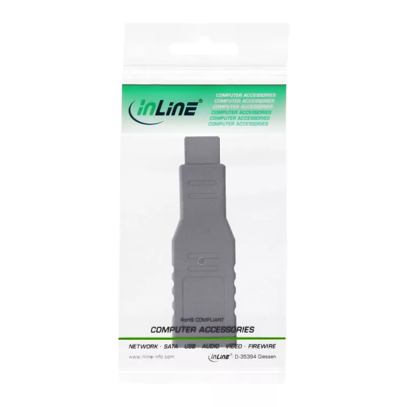 Adattatore InLine FireWire 400 / 800 1394b 6 a 9 pin femmina / maschio
