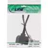 Splitter ISDN InLine 1 -> 2, 1x RJ45 M / 2x RJ45 F, (8P8C), senza resistenze